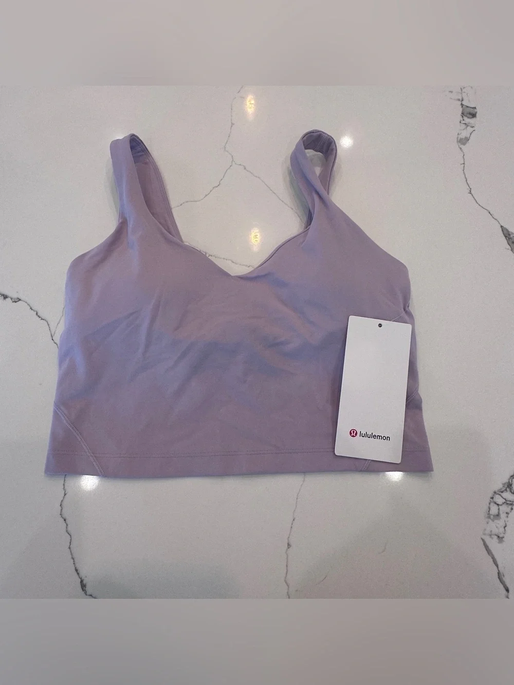 Lululemon Align Tank Top Light Support, A/B Cup, Lilac Play Size 10 NWT